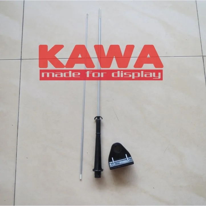 Mini car window flag in feather banner shape for car exhibition