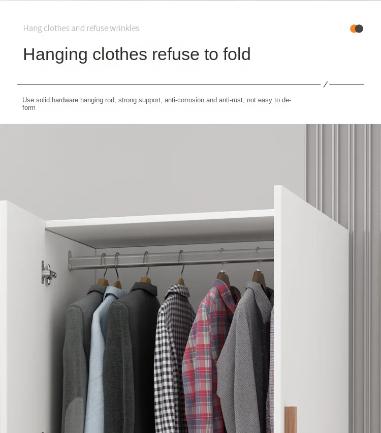 Wooden Armoire Open Wardrobe Storage Cabinet Closet Shelves Organizer Big Closet