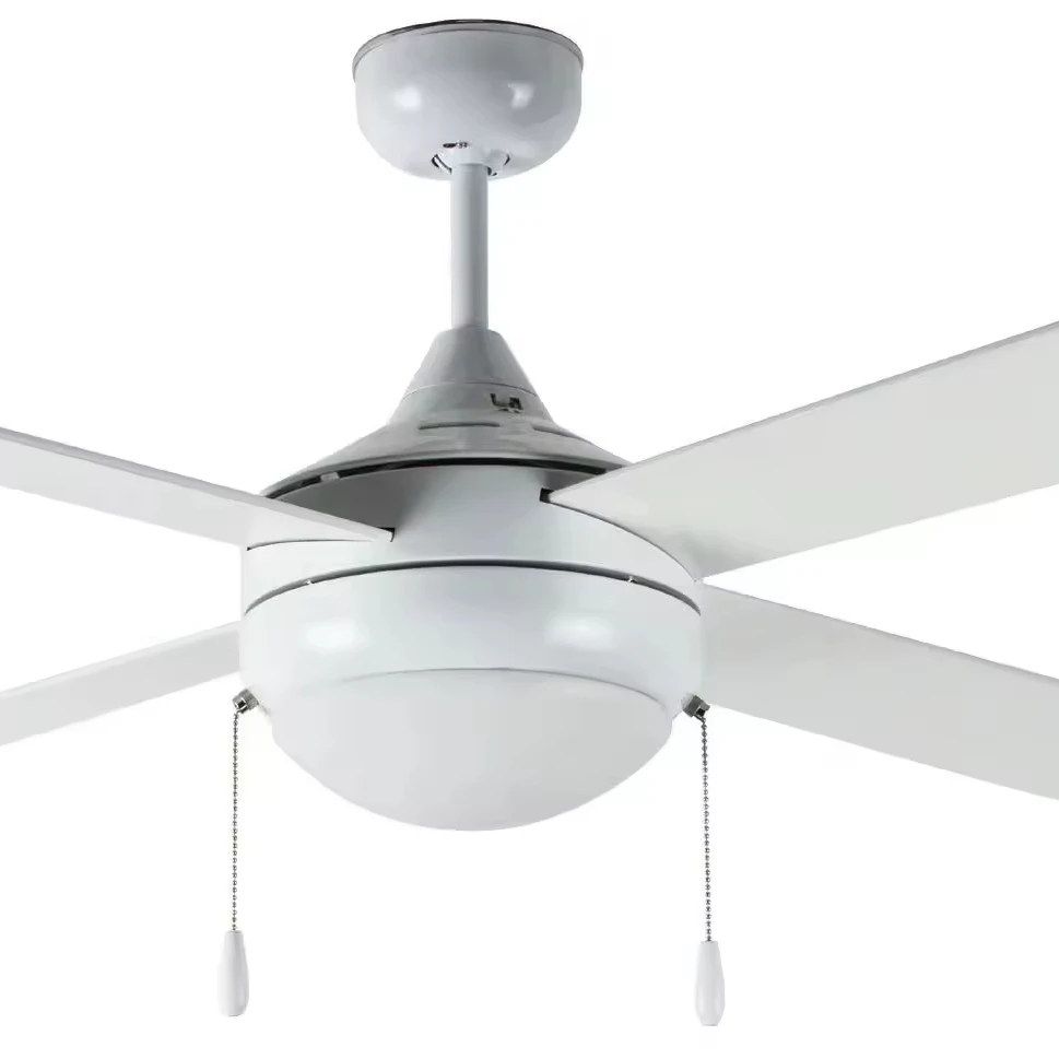 2024 high quality 52 Inch 3000K LED BulbsPull Chain Control-Fan Speed Ceiling Electric Fan With Light