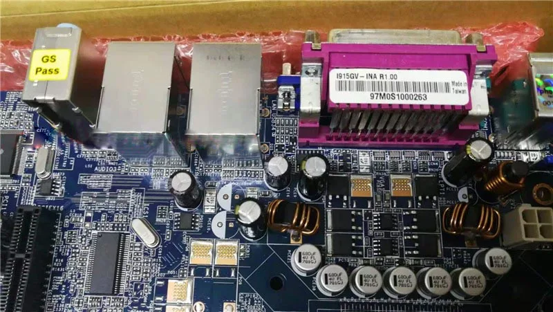 I915GV-INA with  2 ISA slot  5 PCI slot ATX industrial motherboard  LGA 775 socket  2 Gbe LAN  winxp win2000 win7 system