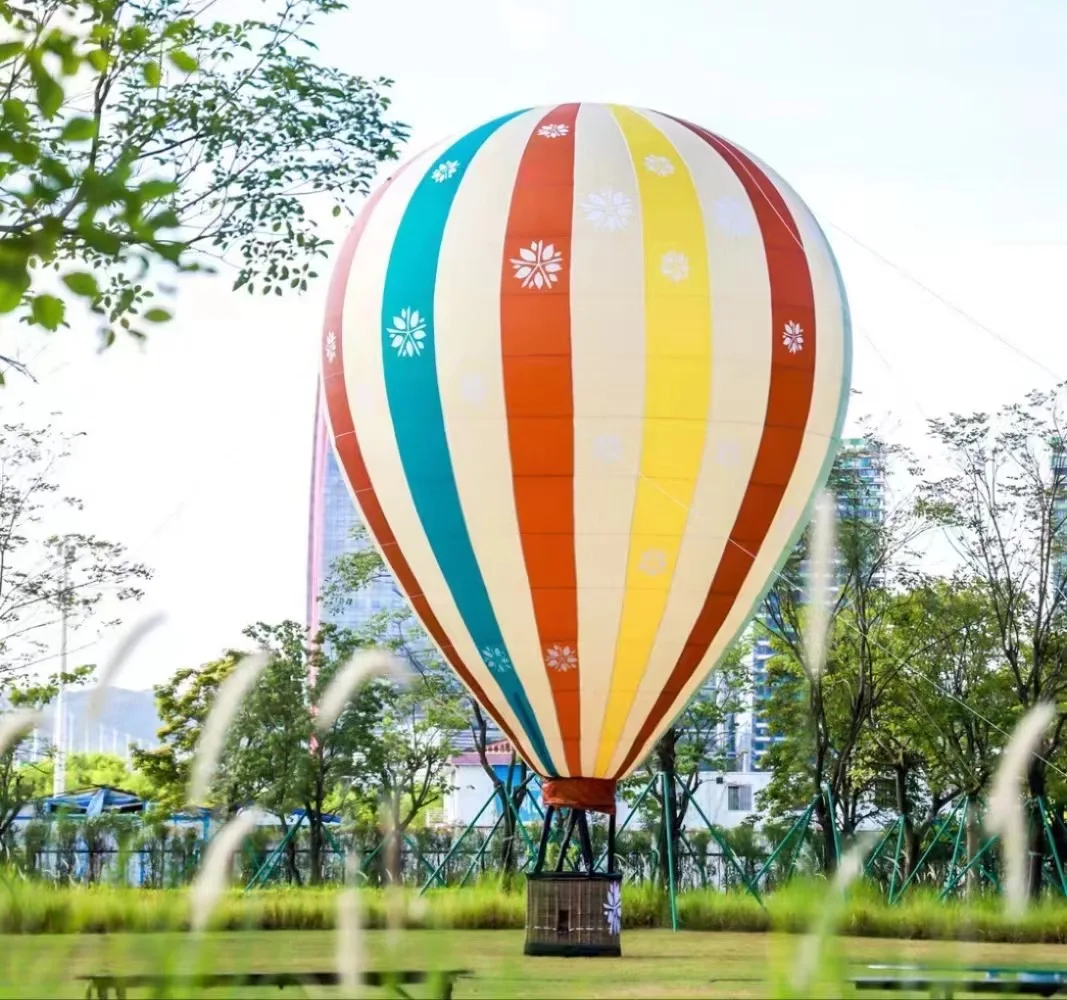 Hot Air Balloon Inflatable Model Giant Outdoor Advertising & Promotion Support Video Phone Inspection