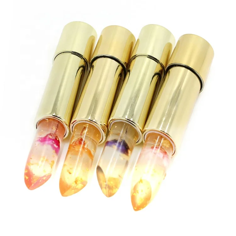 Brand New Kailijumei Gold Foil Glitter Jelly Lipstick long lasting lip gloss