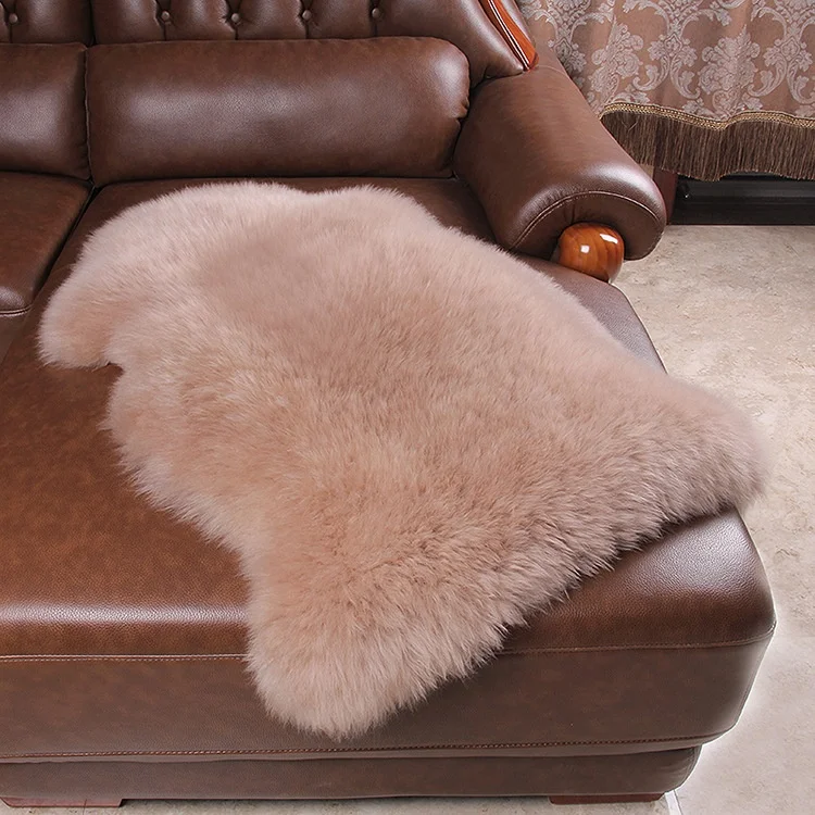 100% Genuine New Zealand Sheepskin Rug Four Pelt Lambskin