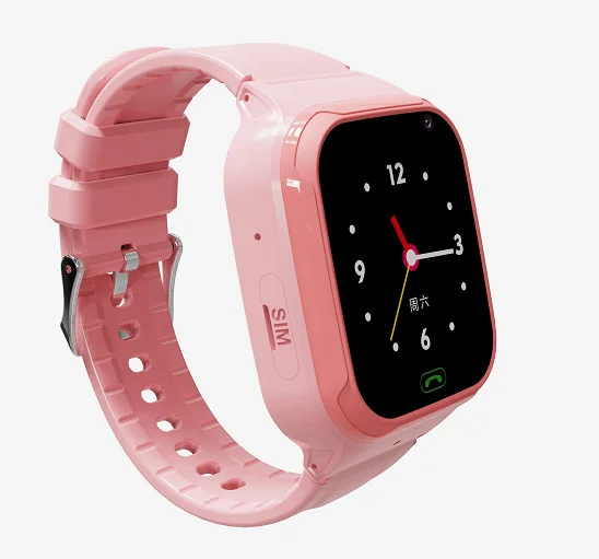 4G SIM card IP67 waterproof  360 rotating 90 flip kids smart watches with camera