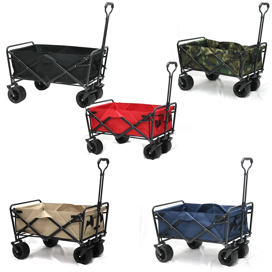 Фабрика OEM Кемпинг 8 дюймов и широкими колесами складной тележки фуры