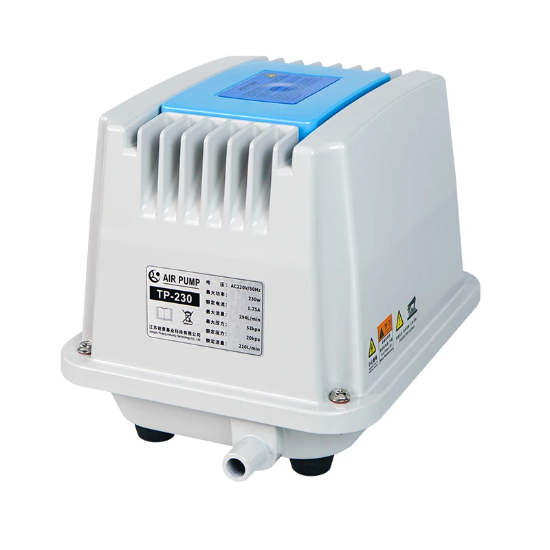 Aquarium Koi Fish Pond Large Flow 60L/min purification tank air pump Hi-blow Diaphragm Air Pump