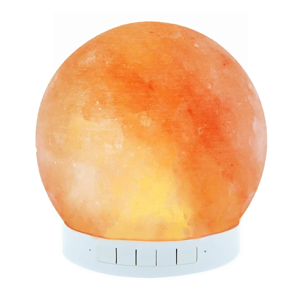TIANHUA Wholesale Dimmer Switch 15w Bulb Wooden Base Decoration Natural Crystal Rock Stone Pink Himalayan Salt Lamps