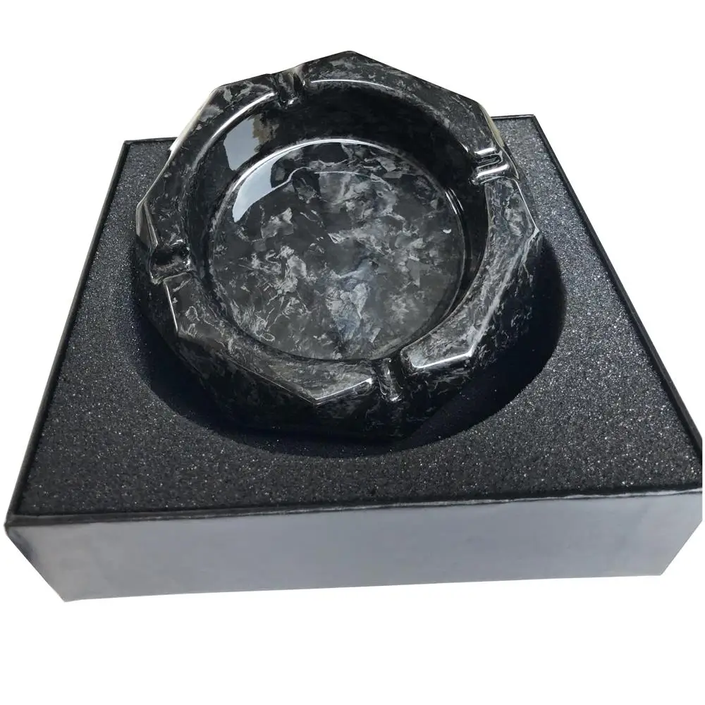 Forged carbon fiber cigar ashtray composite cool ashtrays Custom carbon fiber cigar ashtray