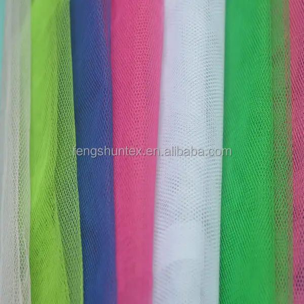 hard hexagon tulle stiff mesh lining fabric for skirts or Wedding dress