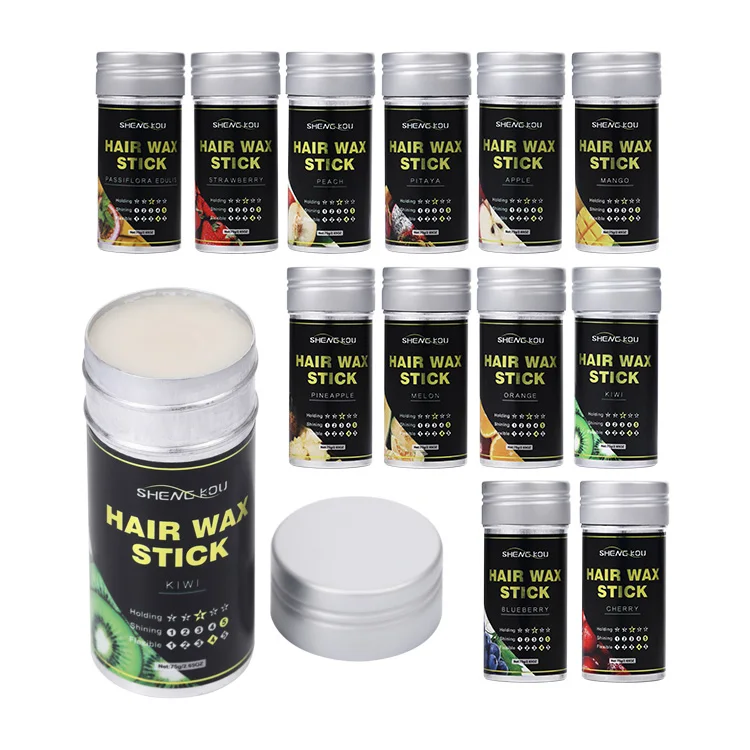 Wholesale Custom Logo non label verified suppliers vendor vegan Moisturizing Hair Finishing Edge Control Slick Stick for 4c hair