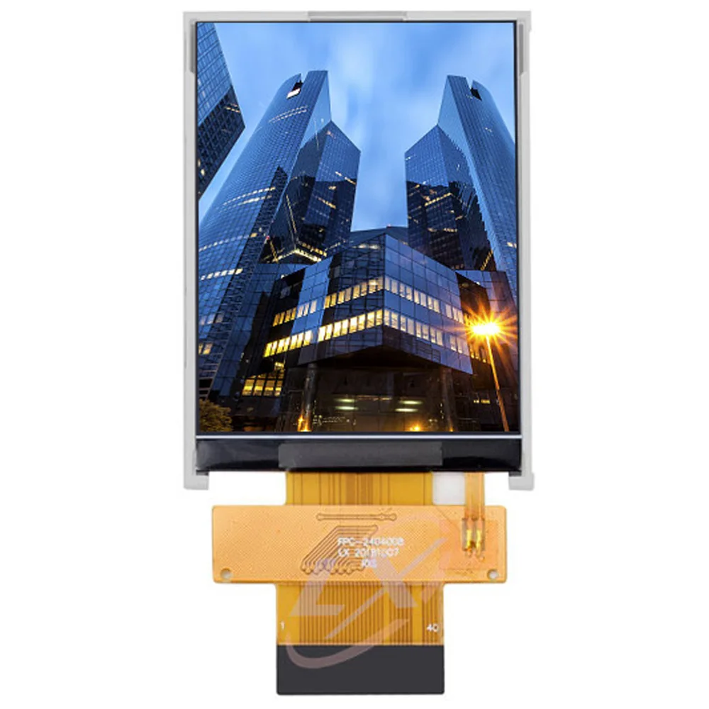 2.4 inch 240*320 Resolution  TRANSMISSIVE Wide Viewing Angle ST7789V2 Driver Display Screen  Custom TFT LCD