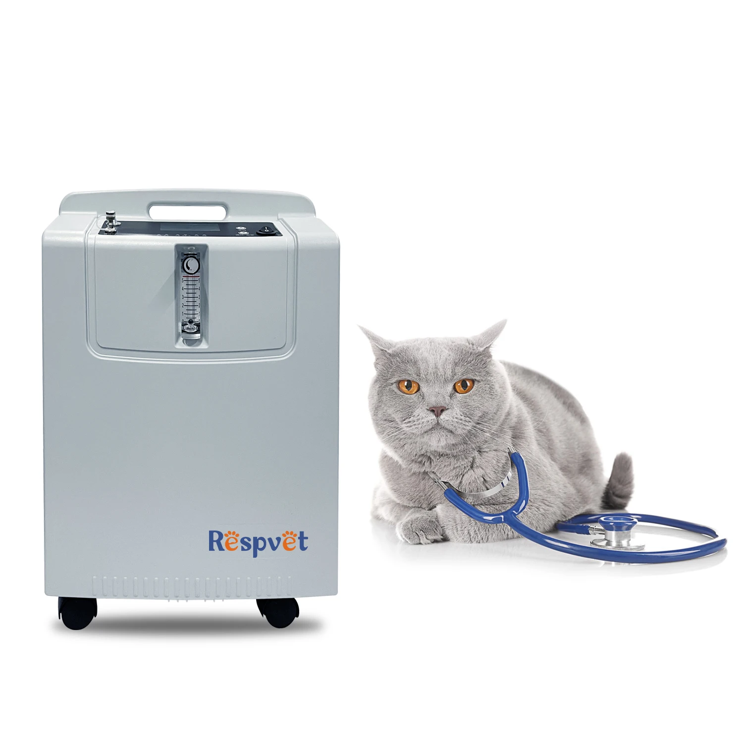 longfian Rescue 5L Veterinary Oxygen Concentrator for Emergency Breathing Support for Animal Medical Centers
