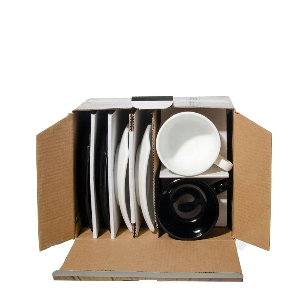 
Wholesale Newly Designed Black Glass Espresso Coffee Cups With Saucers 