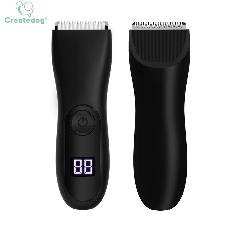 Electric Usb Cordless Mini Engraving T Blade Barber Hair Cut Trimmer Machine Rechargeable Body Groin Hair Clipper For Men