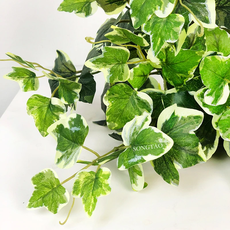 Small Pot Mini Tabletop Artificial Ivy Plant Greenery Decoration for Home or Office