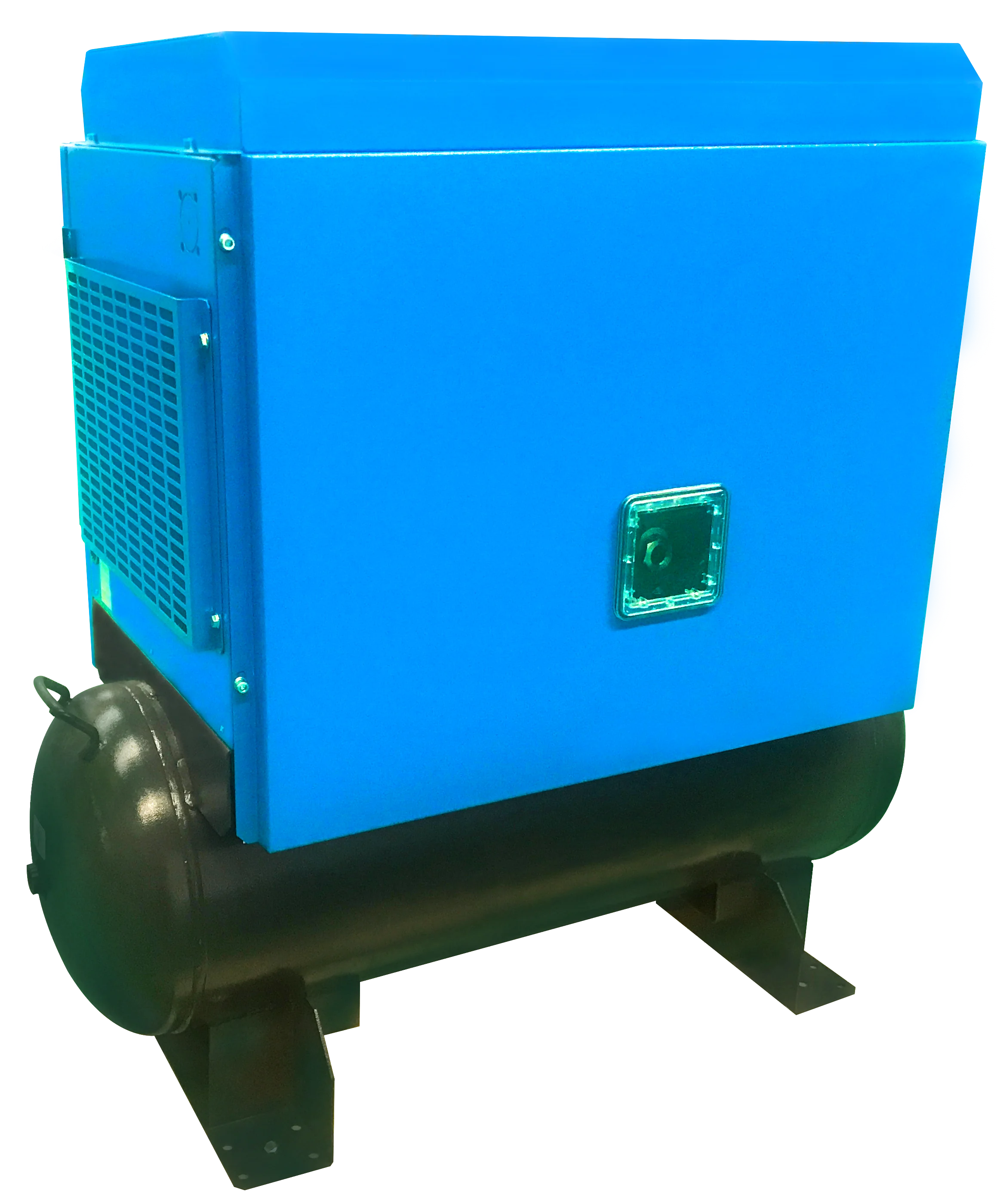 Smart silent permanent magnet frequency convention screw air compressor