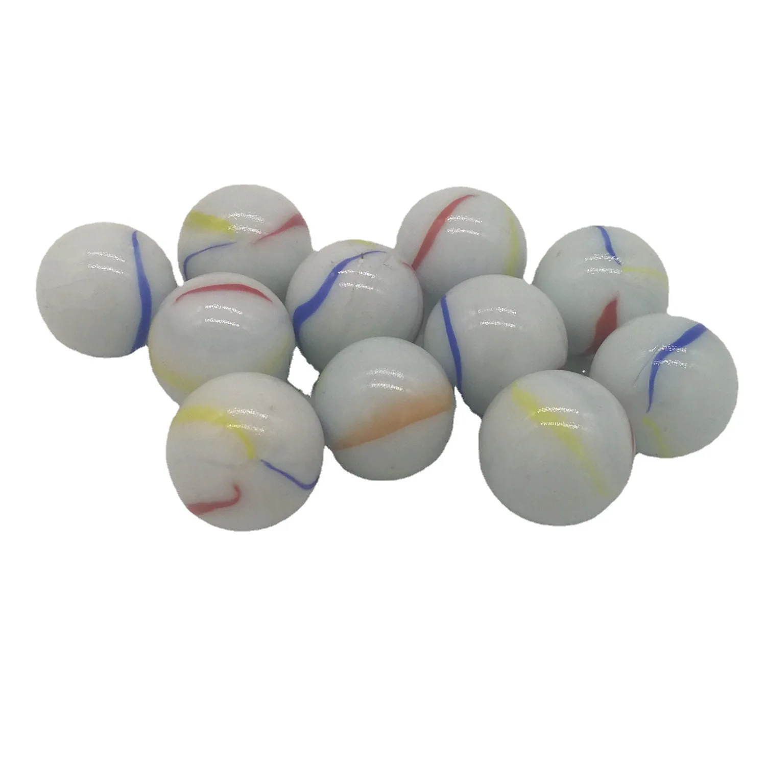 New style 116MM25MM green porcelain marbles three flowered glass cream decorative round glass ball