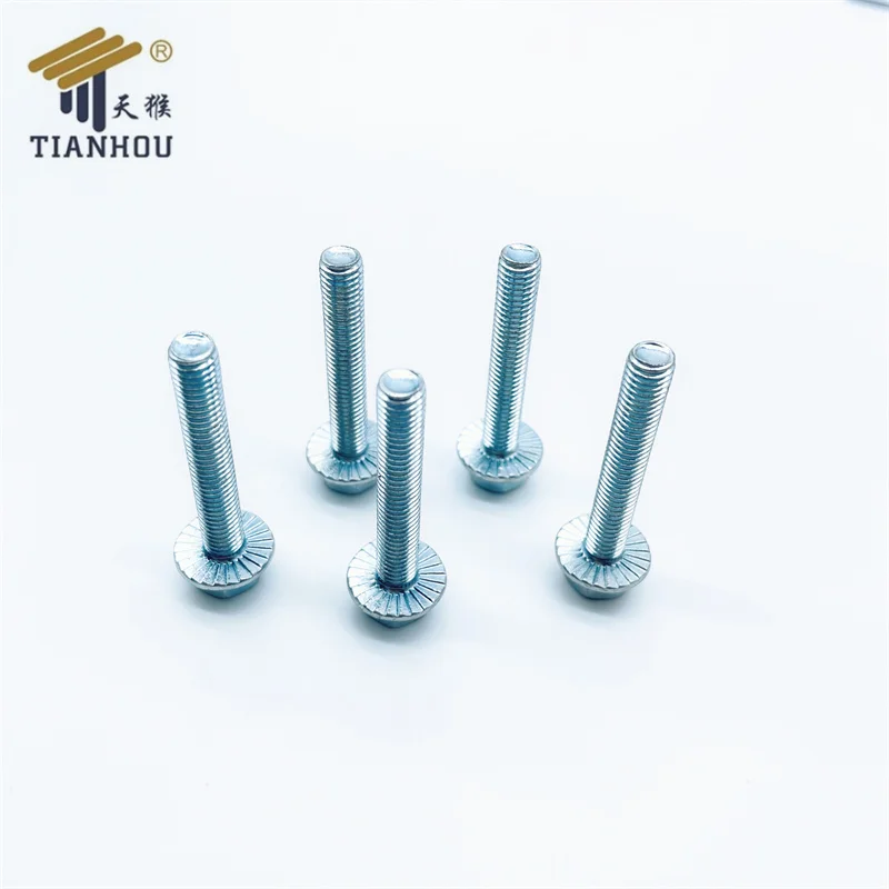 Hex bolt zinc plating DIN934 carbon steel 4.8, 8.8 grade bolts