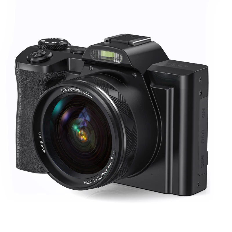 2023 Новая цифровая камера DSLR DC 48MP 5K с 3 5 дюймов IPS экраном профессиональная 16X цифровой зум используется