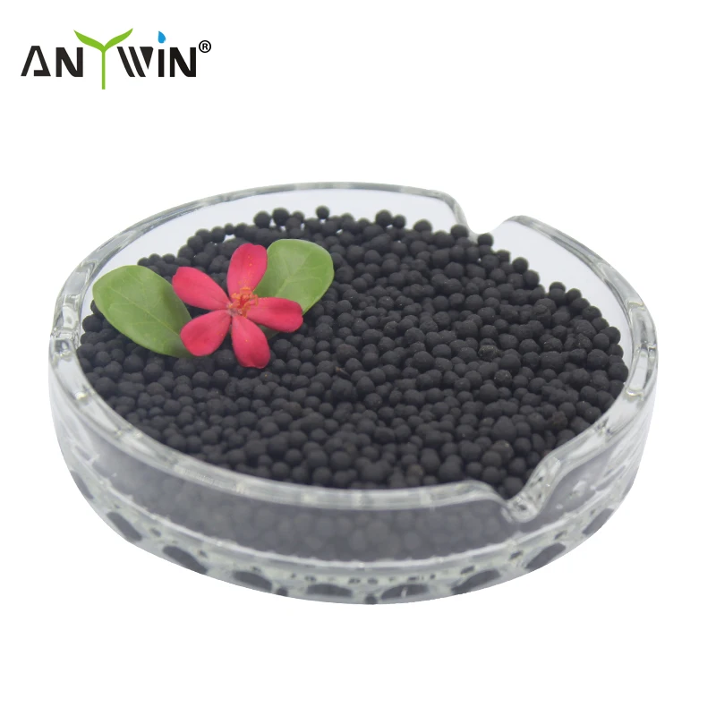 Free Sample Black Granular Water Soluble Bulk wholesale Granular compound NPK fertilizer prices