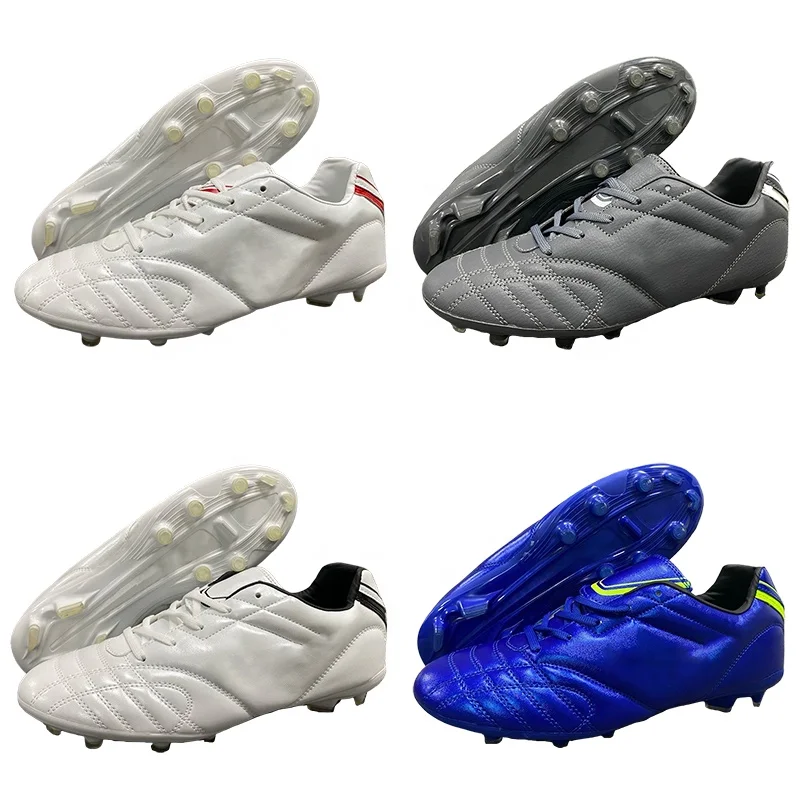 Mammon Hot Seller Men Firm Ground Soccer Cleats Boys Athletic Outdoor Football Shoes Turf American Chaussures De Soccer Shoes