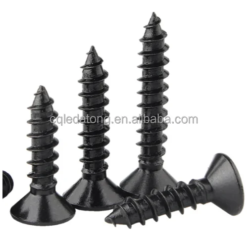 Competitive Price Bugle Head Black Phosphate Self Tapping Screws Drywall Screws Black Self-tapping Screws