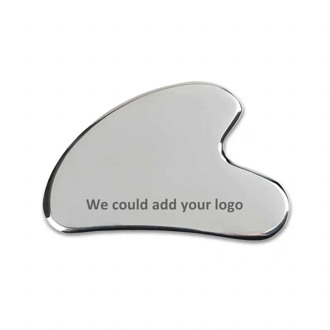 304 Stainless Steel Gua Sha Metal Body Massage Tool Facelift and Neck Tension Custom Logo Home Use