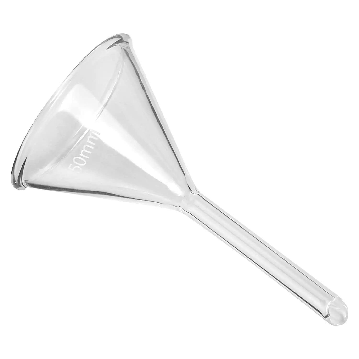 Glass Conical Funnel Cheap Wholesale Laboratory 60mm 90mm 120mm Conical Filter Borosilicate Glass Funnel