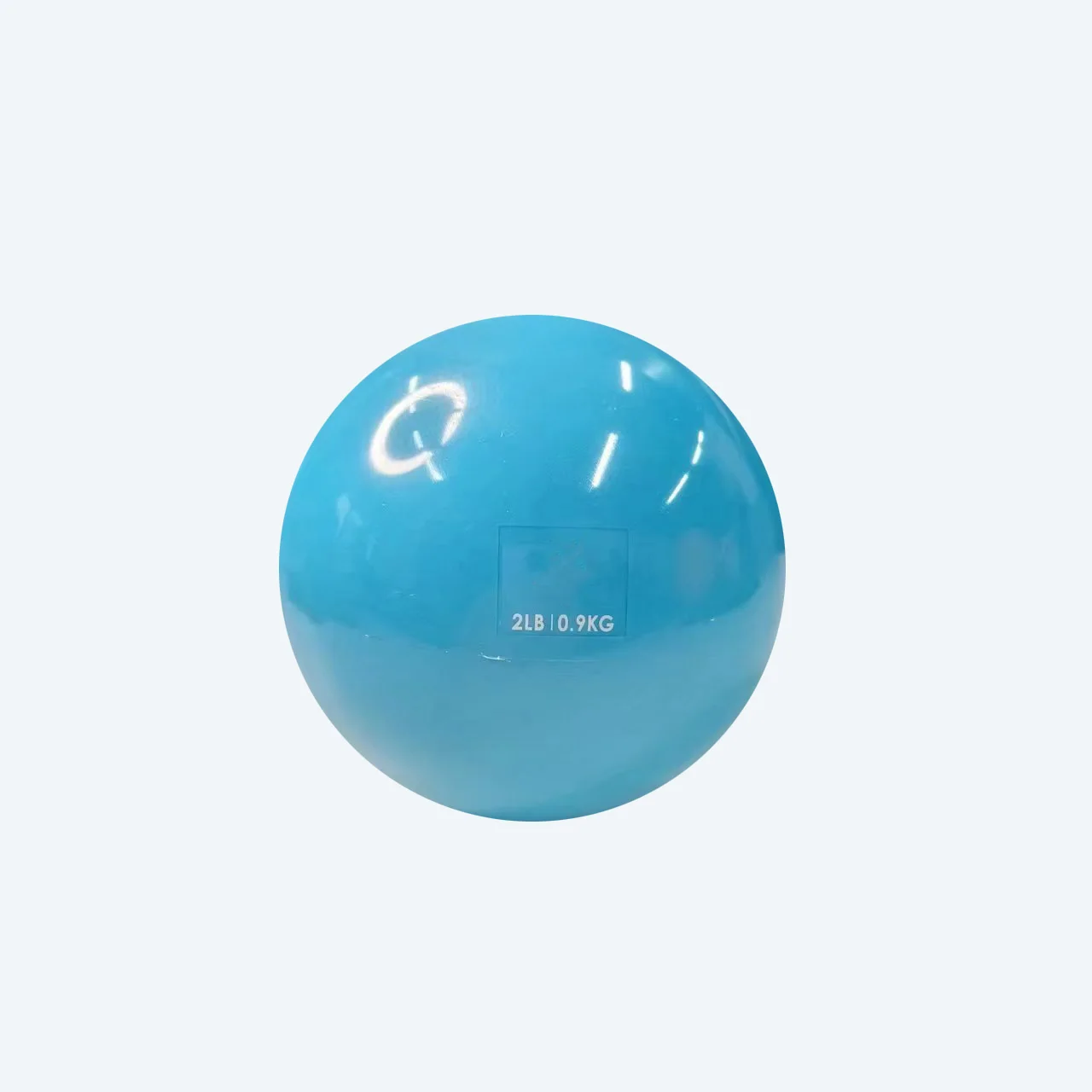 2Lb PVC Sand-Filled Softball Effective Gym Weight & Strength Training Medicine Ball for Rehab Exercises