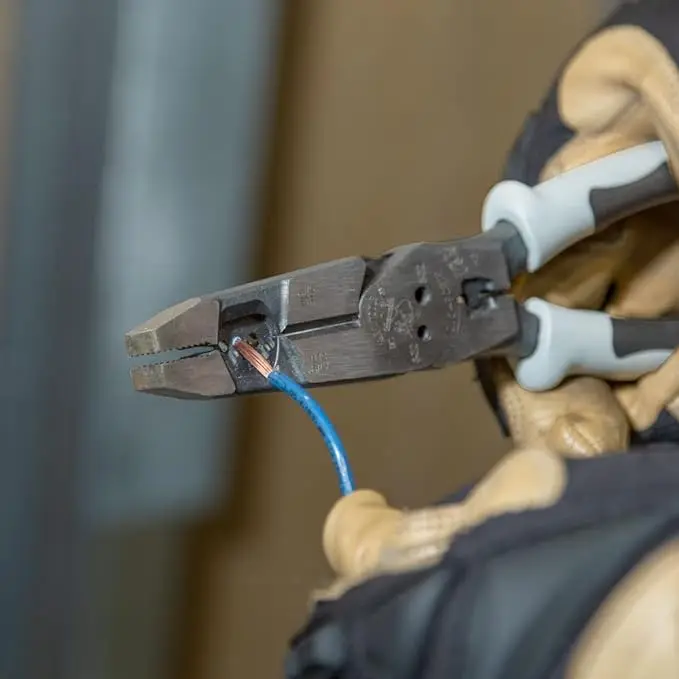 Pliers electrician Multitool Pliers Wire Stripper Bolt Shearing Wire Grabbing, Twisting, Looping hand swager