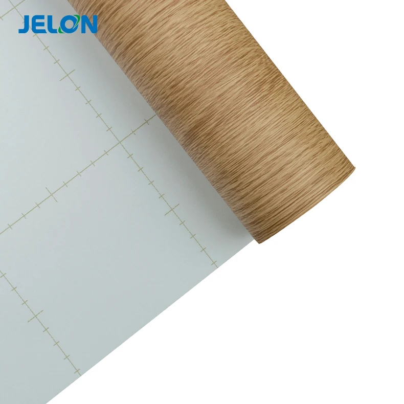 Original Factory Natural Wood Grain Vinyl Oil Proof Wooden Wallpaper For Furniture And Cabinet