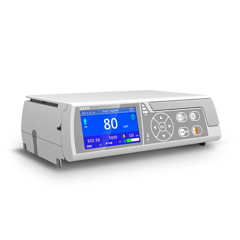 Affordable syringe pumps I7 workstation Hospital ICU Dual Channel Portable Electric Injection i7 infusion pump