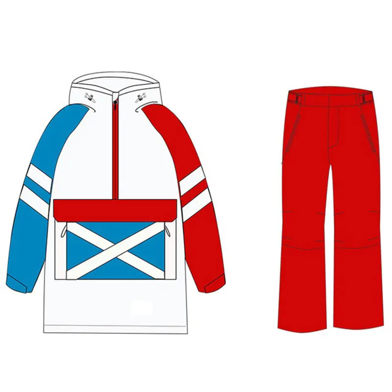 Kids Ski Suit Boy Snow Suits Children Snowboard Tracksuit Waterproof Winter Girls Skiing Sets Overalls Kids Outdoor Clothes