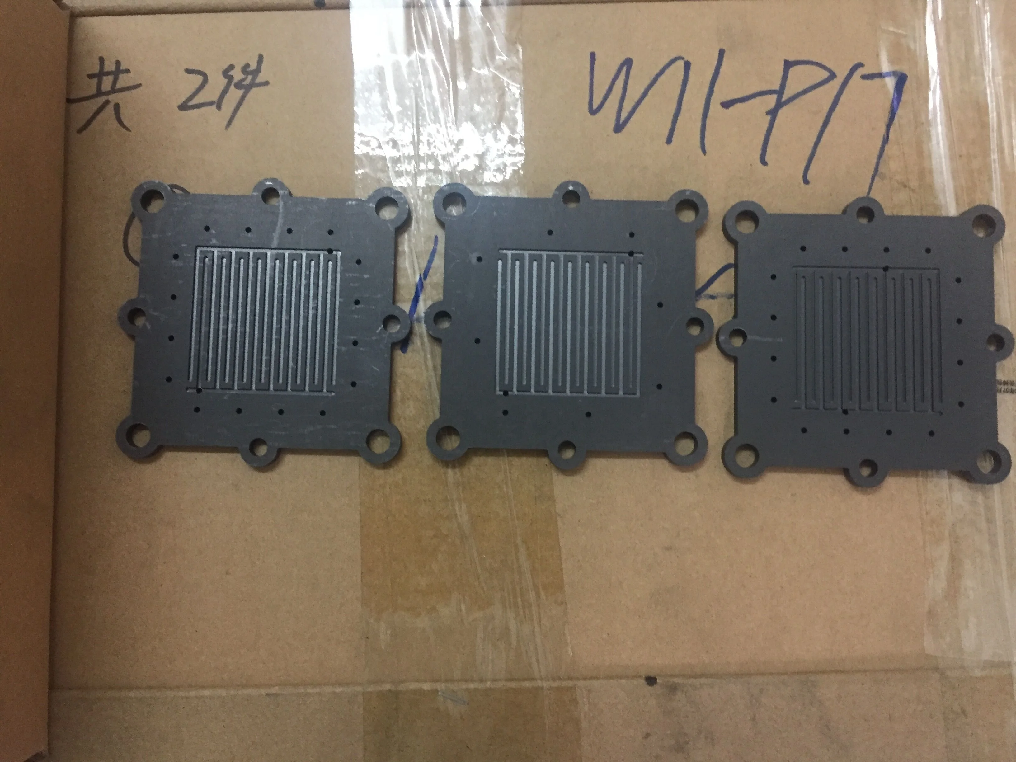 New energy battery materials graphite bipolar plate anode cathode plate for fuel cell using factory custom