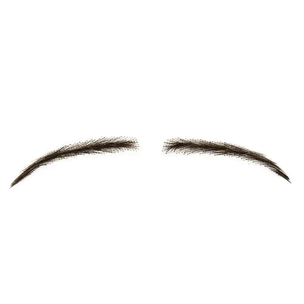 
Free Sample Neitsi Pigment One Pair Women Practice Skin Eyebrows 100% Handknoted Human Hair Semi-Permanent Eyebrows 