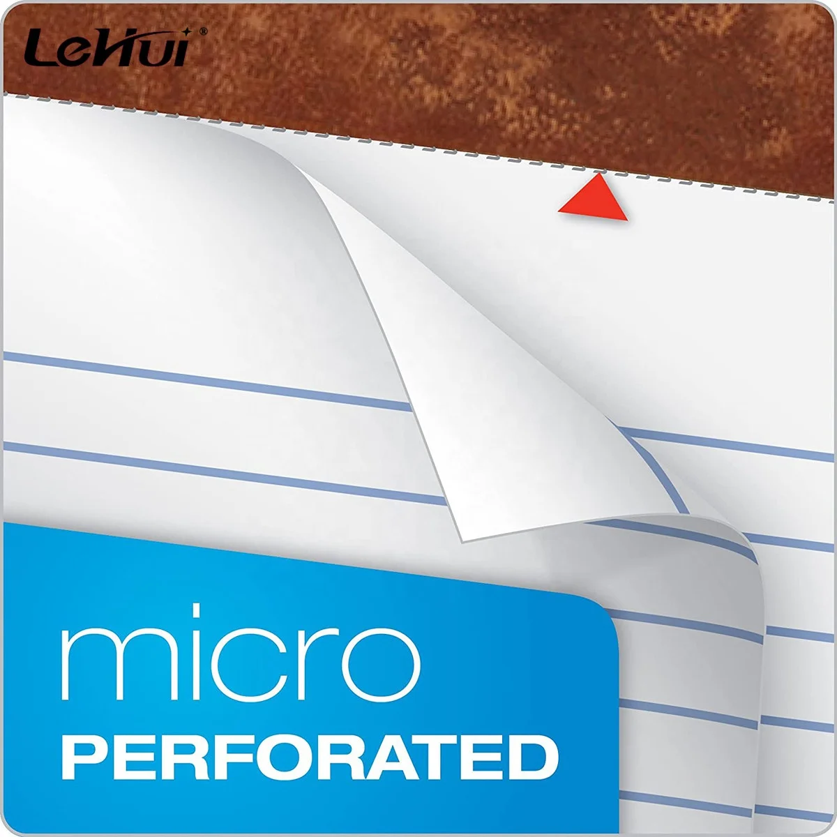 Lehuipp 8-1/2 X 11-3/4 Notes Organized & Up Smooth Perforated 50 Sheets Legal Pad Writing Pads