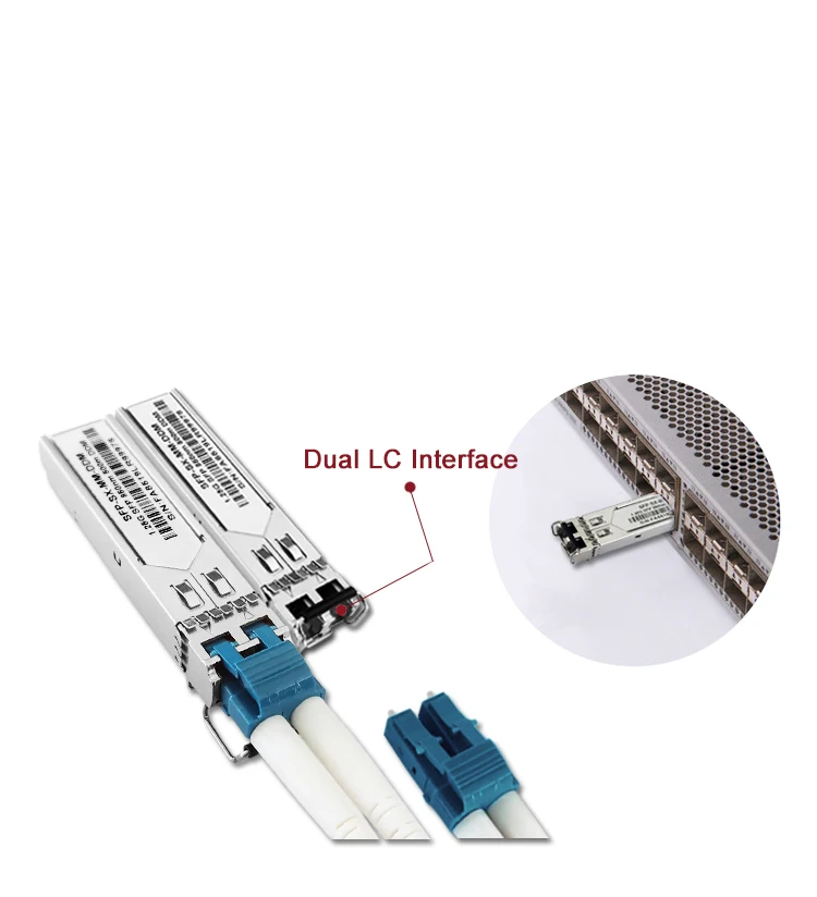 Factory Price 1.25GB SFP Transceiver module 500M 850nm Multi Mode Dual Fiber modulos transceptores LC DDM Fiber Optic Equipment