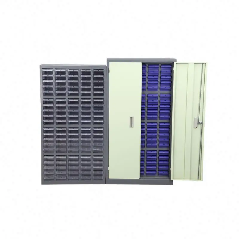 Plastic Parts Cabinet Tool Spare Parts Storage Cabinet Cabinet Steel Multiple Optional 100 Drawer Office Furniture Modern