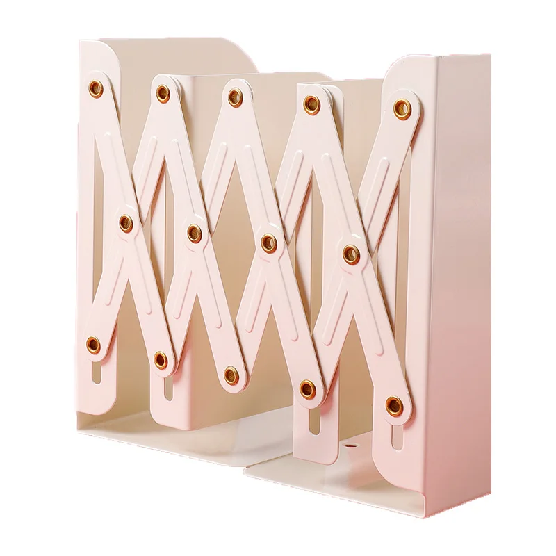 
Hot sale Pig retractable book stand simple storage pink table adjustable book reading stand 