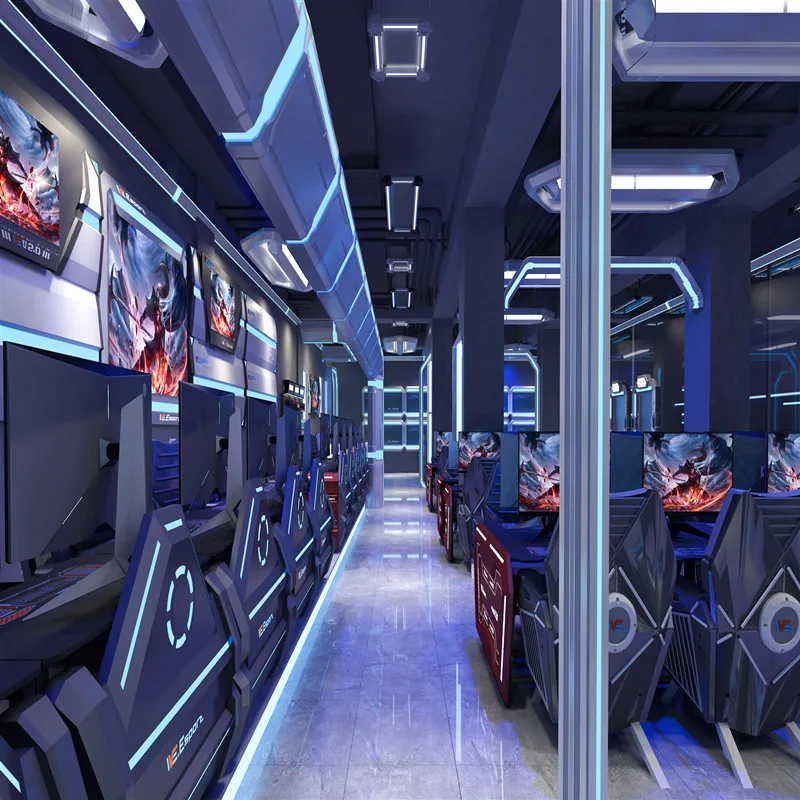 Modern style E-sports Racing Style Computer Gaming for internet bar