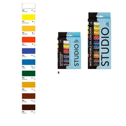 Fast Seller Water mixable Oil Paints High Quality Aluminum Choice Painting Phoenix Studio Oil colours 6 colours 22ml