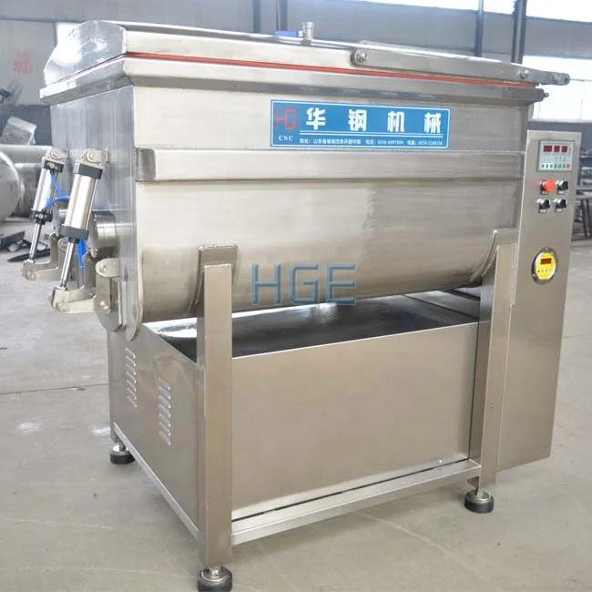 Factory supply vacuum emulsify meat blender sausage making meat mixer minced meat mixing machine