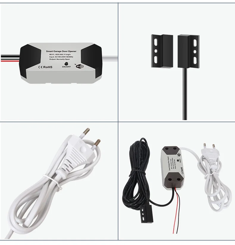 Tuya Smart Life Голосовое управление WiFi Открыватель двери Smart Garage контроллер двери