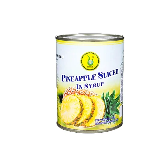 The Fine Quality New Product Hot Selling China Professional Manufacture canned fruits Canned Pineapple Slice in light Syrup