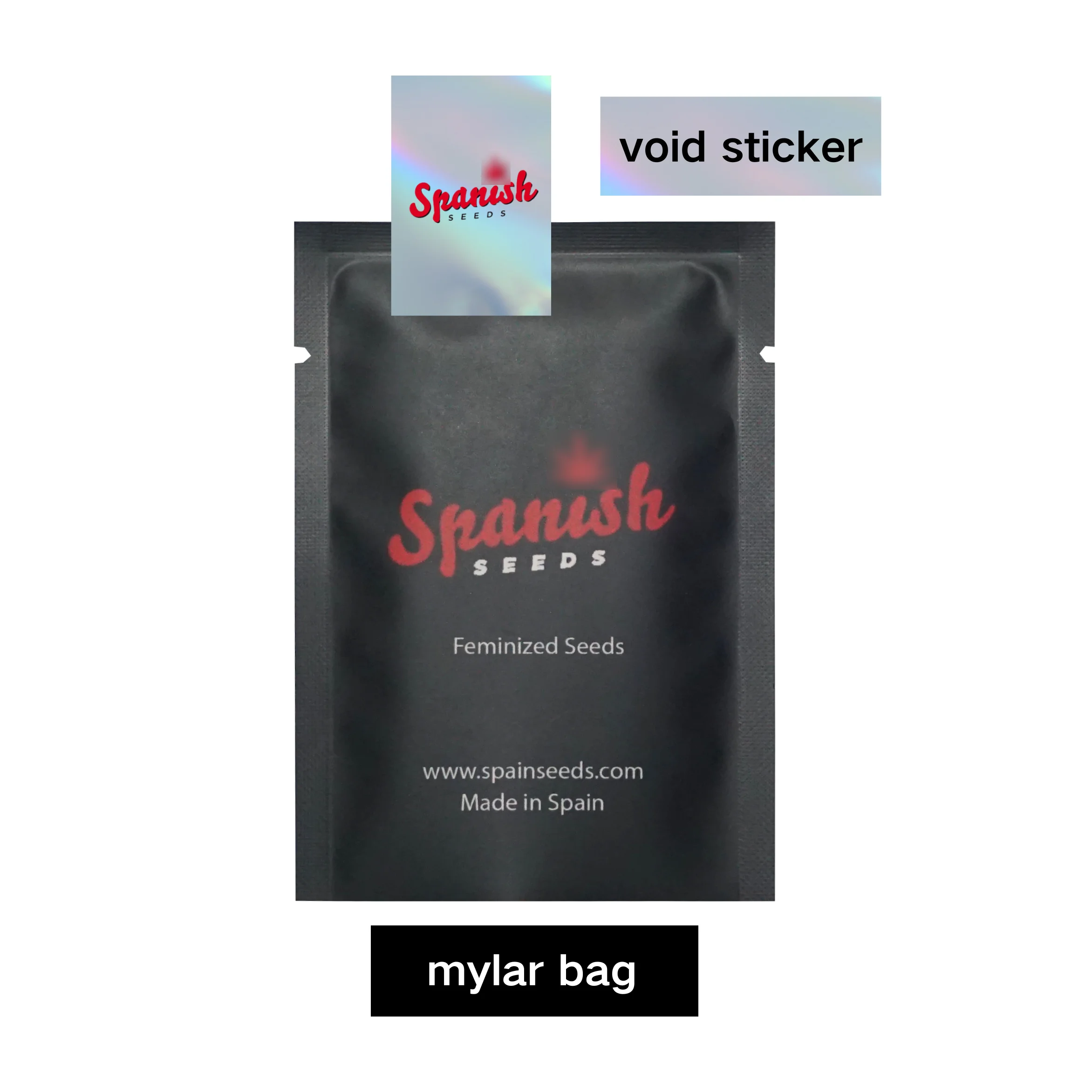 Custom Laser VOID Security Holographic Label 3D Hologram Packing Sealing Tamper Evident Security Seal Hologram Label Sticker