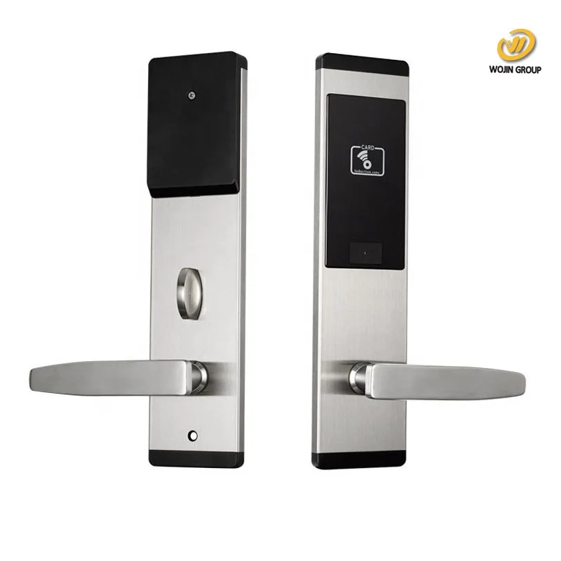 hot sale ANSI mortise Rfid access control  Rfid card 125KHZ or 13.56MHZ hotel digital door lock with free system