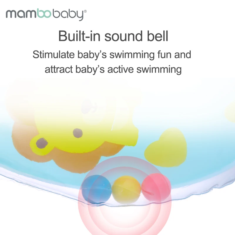  Mambobaby надувные детские плавательные шейные кольца mambo Плавающий поплавок плавающий бассейн для воды детский спа младенцев