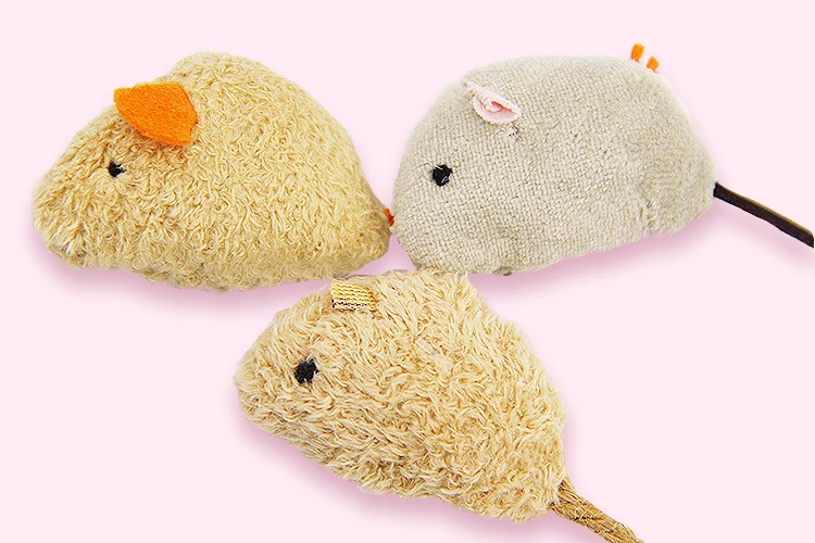  Linu кошачьи игрушки прочный 3 шт./лот моделирование плюшевые мыши набор С Кошачьей Мятой Pet интерактивные игры упражнения