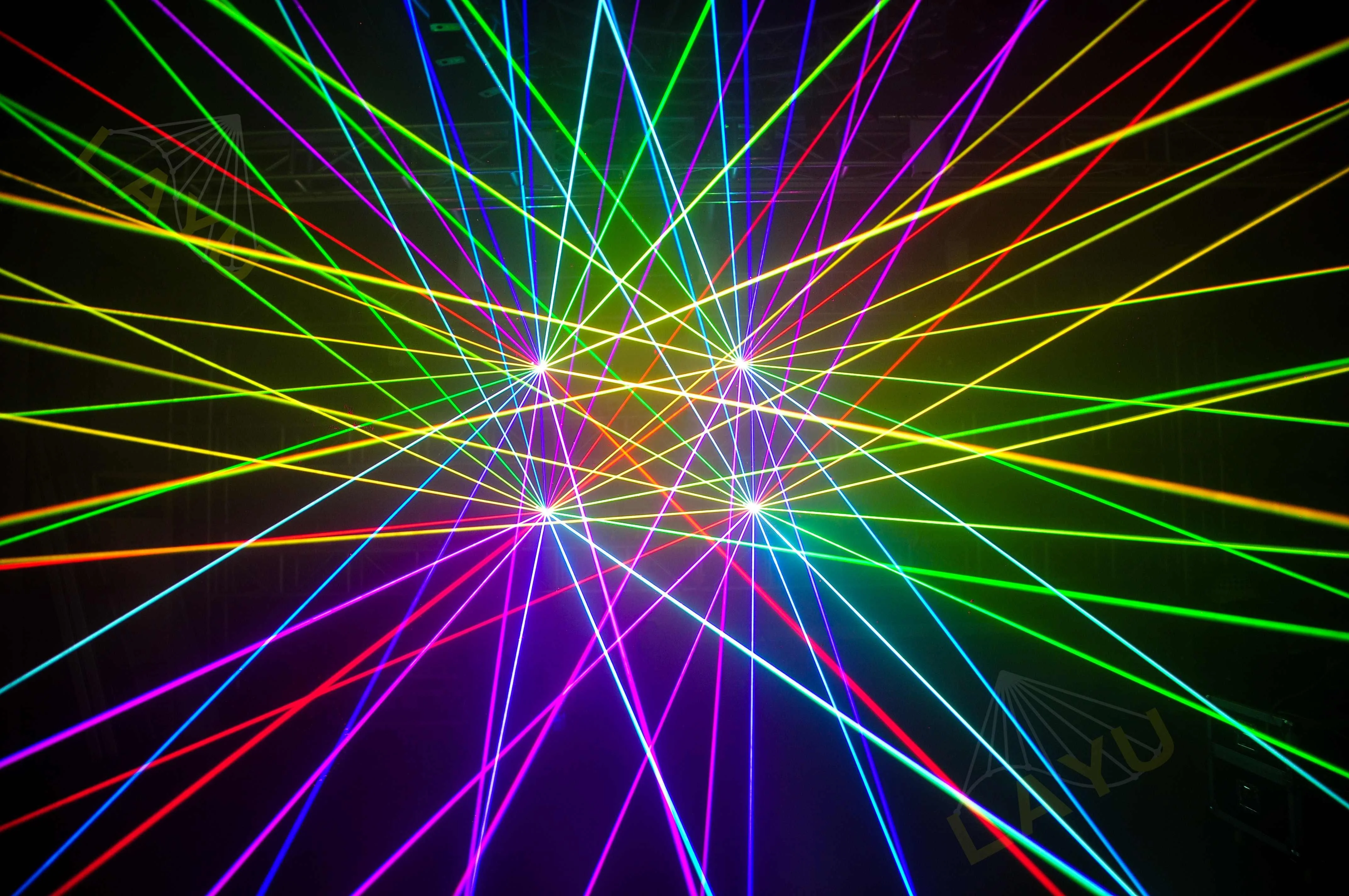 LAYU Professional IP65 Waterproof RGB Animation FB4 15W Laser Light for Outdoor Stage Event Show