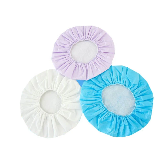 Disposable waterproof hair head cover Shower Bath Cap Head Shower Cap For Hotel Bathroom